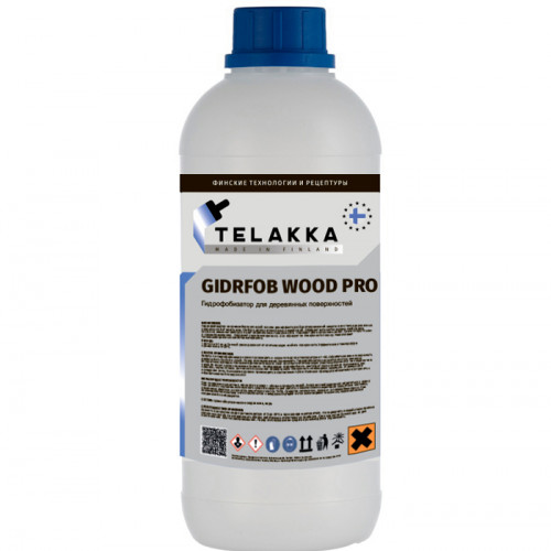 гидрофобизатор для дерева Telakka GIDROFOB WOOD PRO 1л