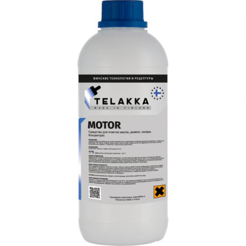 средство для очистки дизеля, масла, нагара Telakka MOTOR 1л